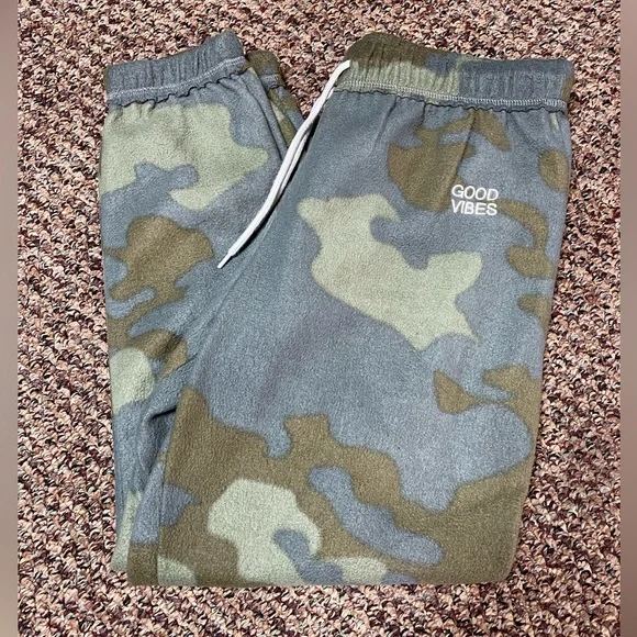 No Boundaries Girls Camo Jogger Sweatpants, Size Large (11-13) - Picture 1 of 6